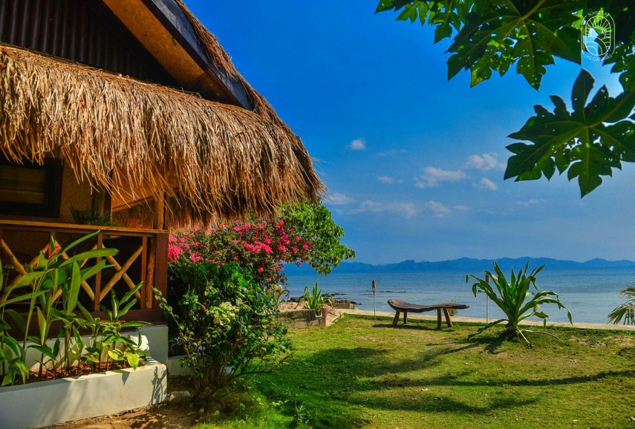 Sunset At Las Cabanas El Nido Exterior photo